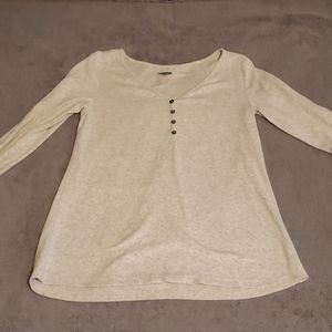 Old Navy Light Grey V Neck Shirt